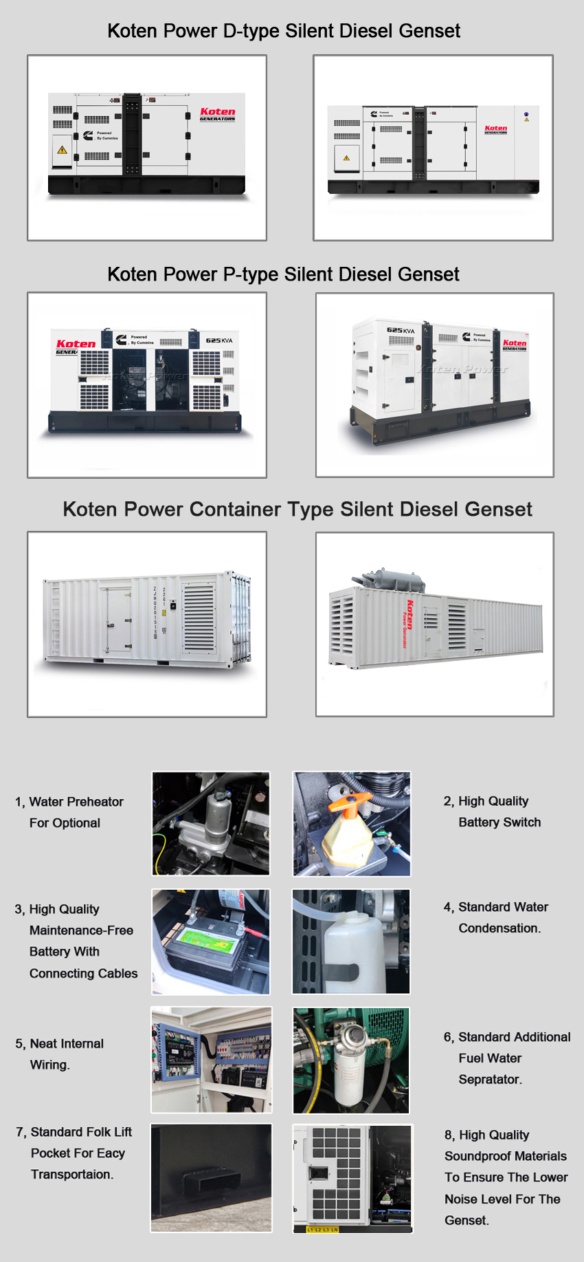 1000kVA Cummins Generator